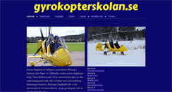 Desktop Screenshot of gyrokopterskolan.se